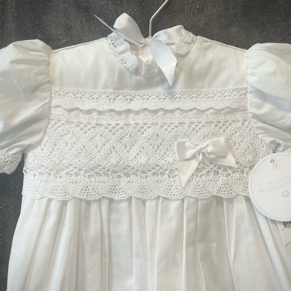 NWT Edgehill Collection White Lace Baby Christening/Blessing Dress - Picture 1 of 4